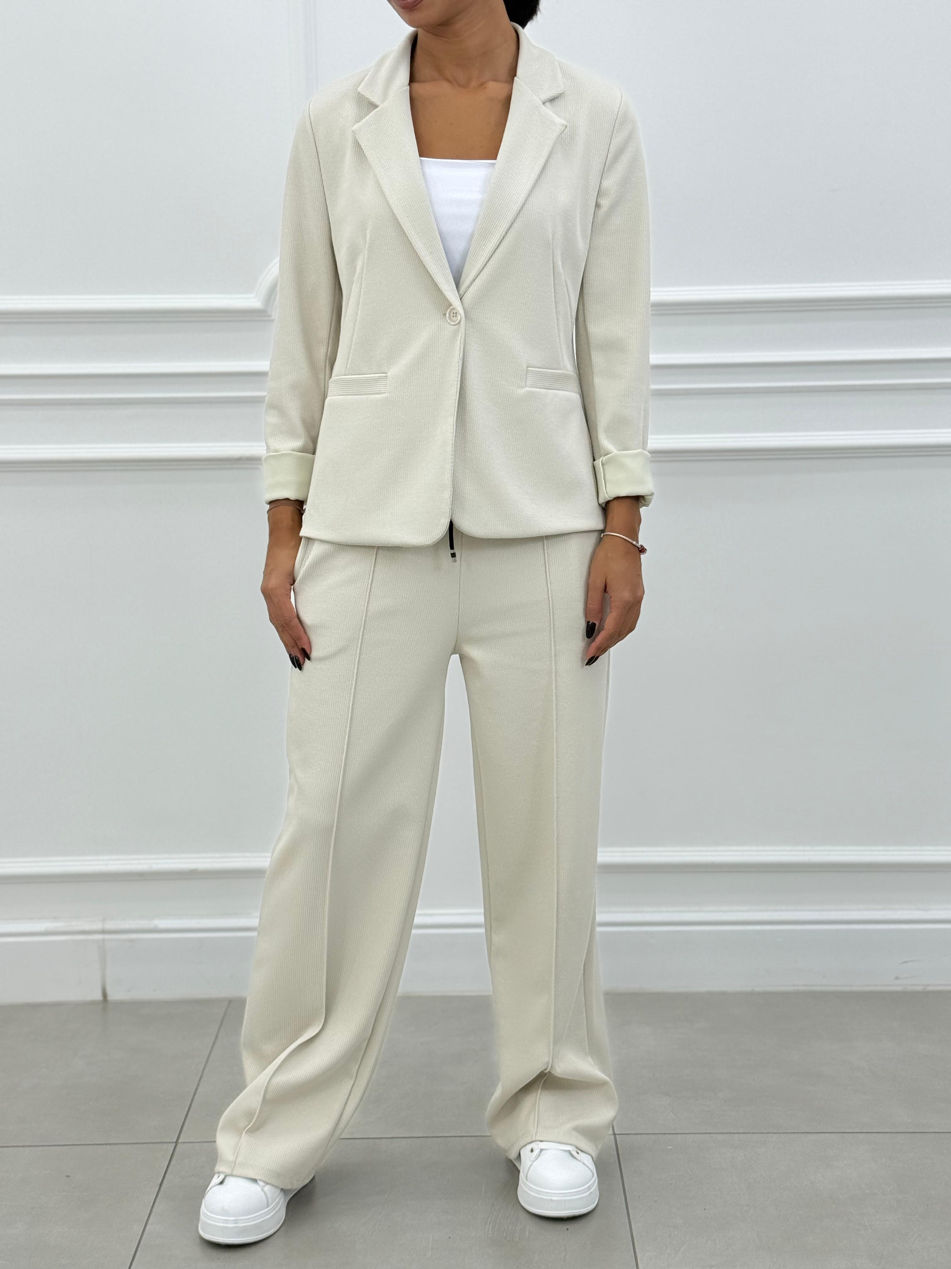 Sofia – Completo 2 Pezzi con Blazer e Pantalone Lungo