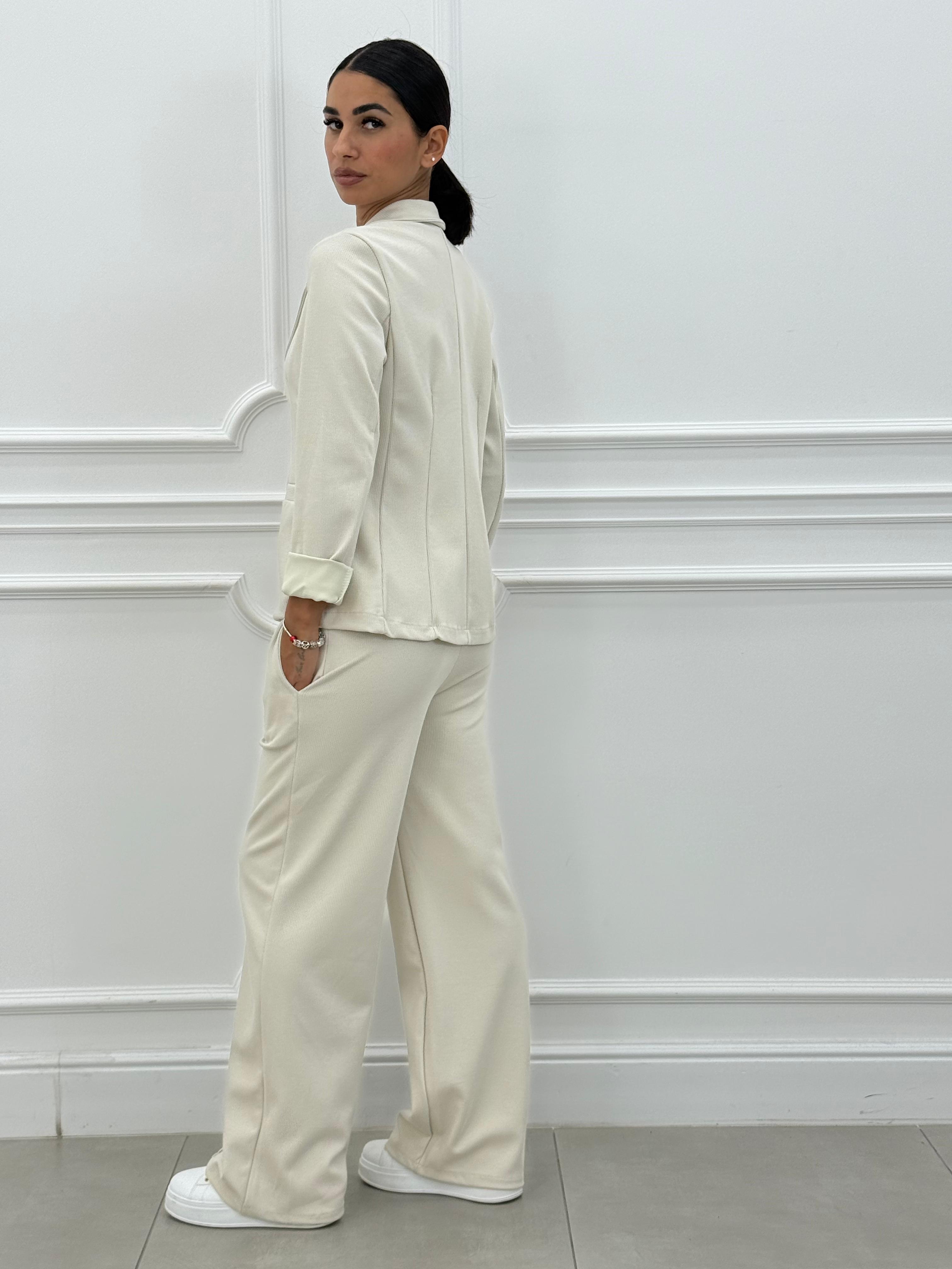 Sofia – Completo 2 Pezzi con Blazer e Pantalone Lungo