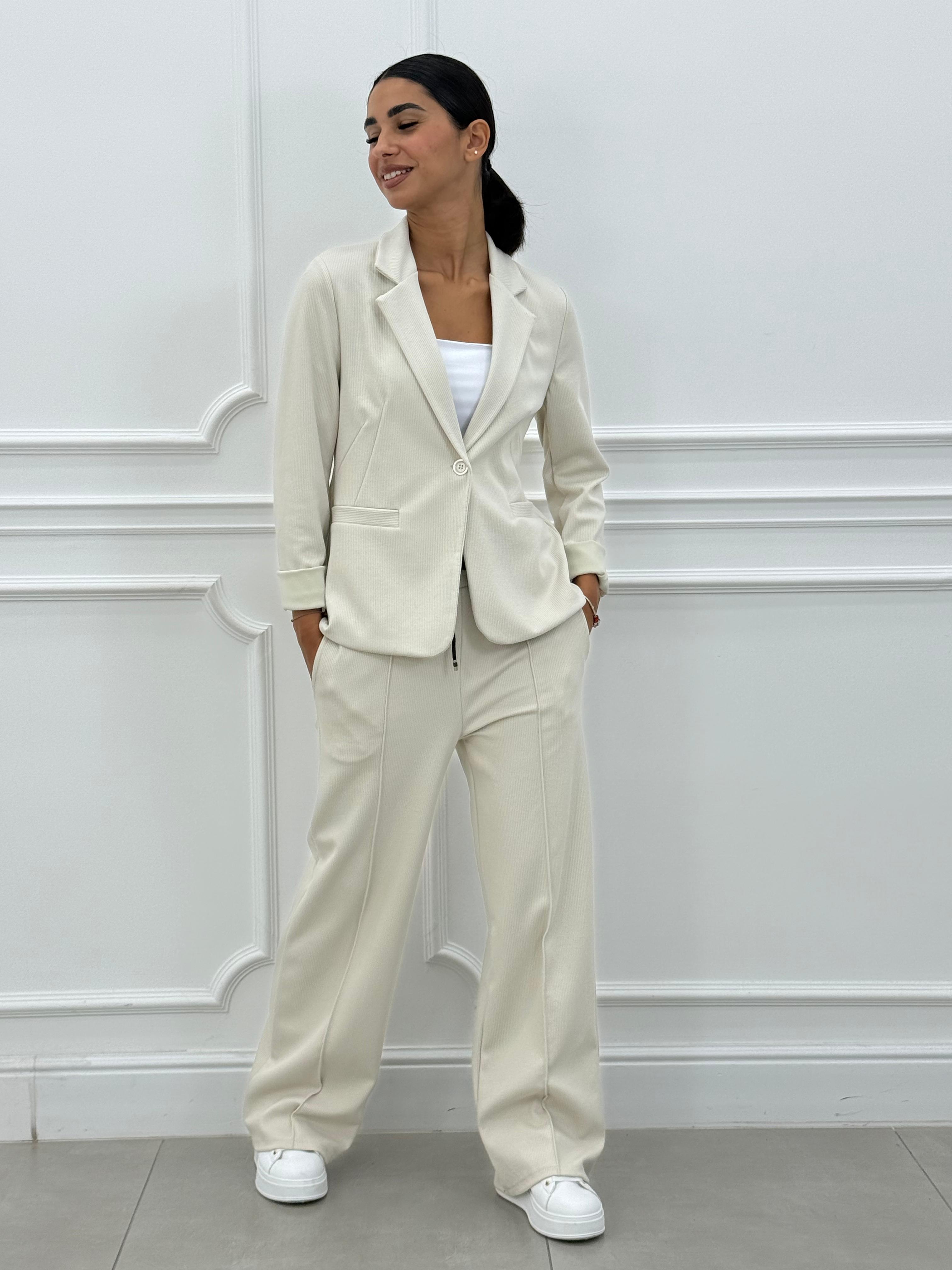 Sofia – Completo 2 Pezzi con Blazer e Pantalone Lungo