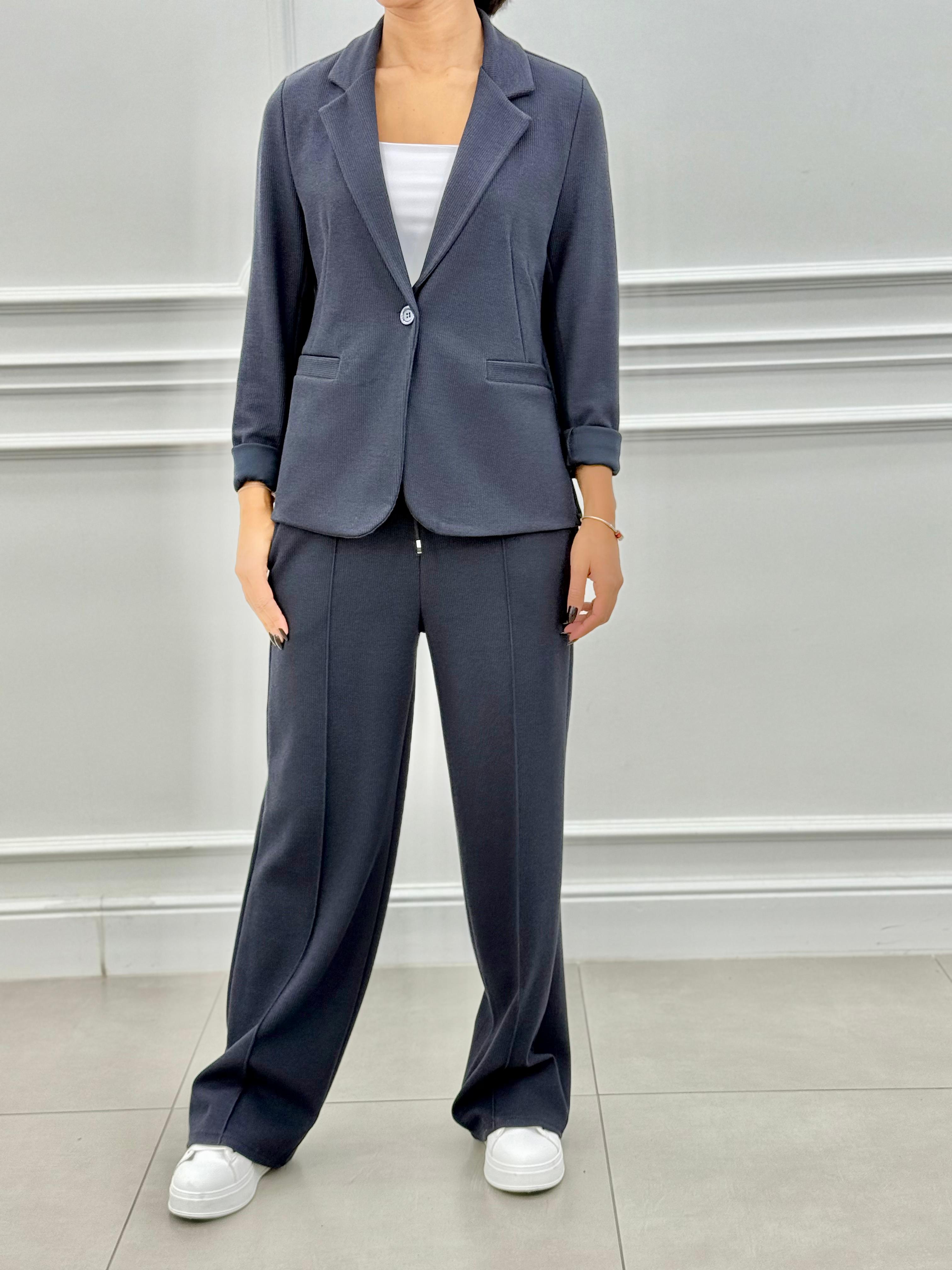 Sofia – Completo 2 Pezzi con Blazer e Pantalone Lungo