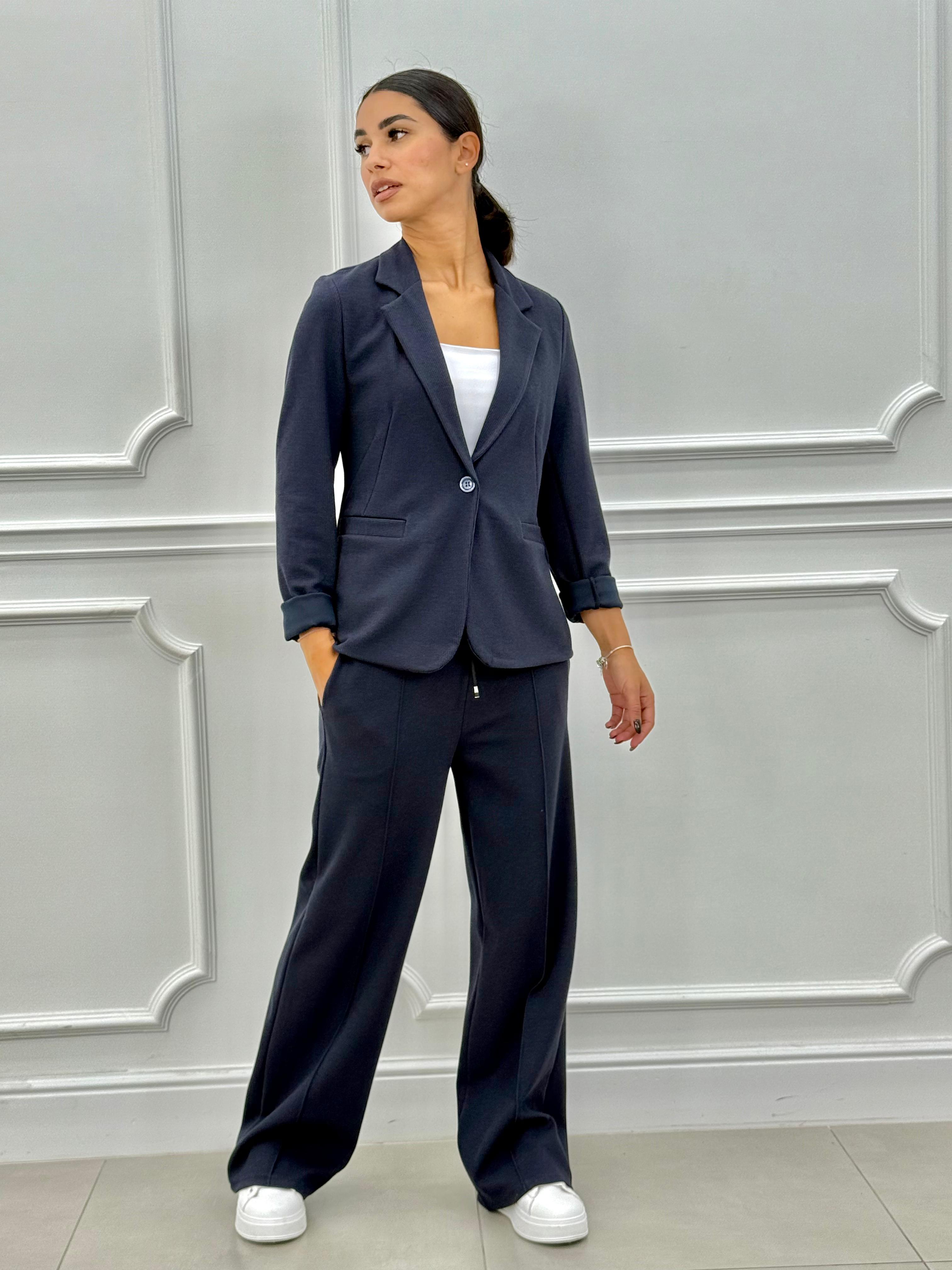 Sofia – Completo 2 Pezzi con Blazer e Pantalone Lungo