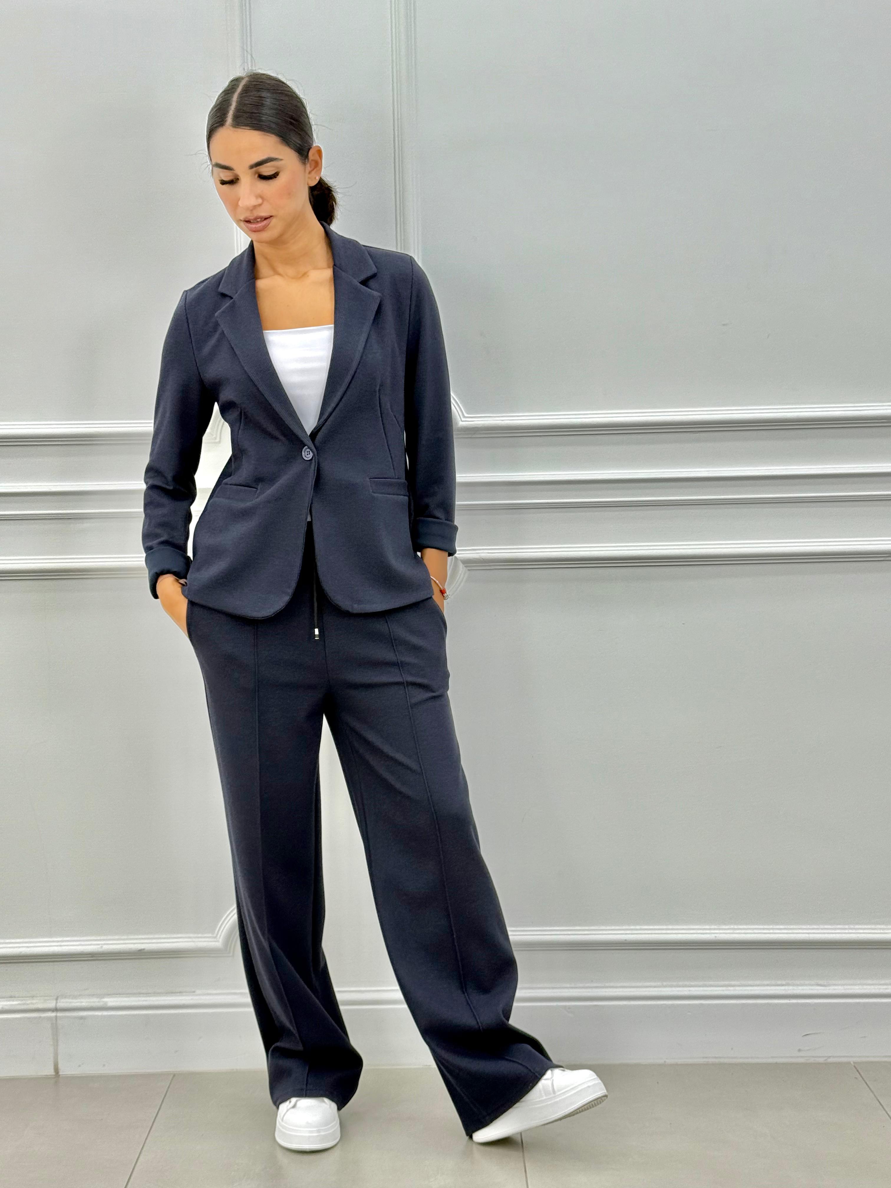 Sofia – Completo 2 Pezzi con Blazer e Pantalone Lungo