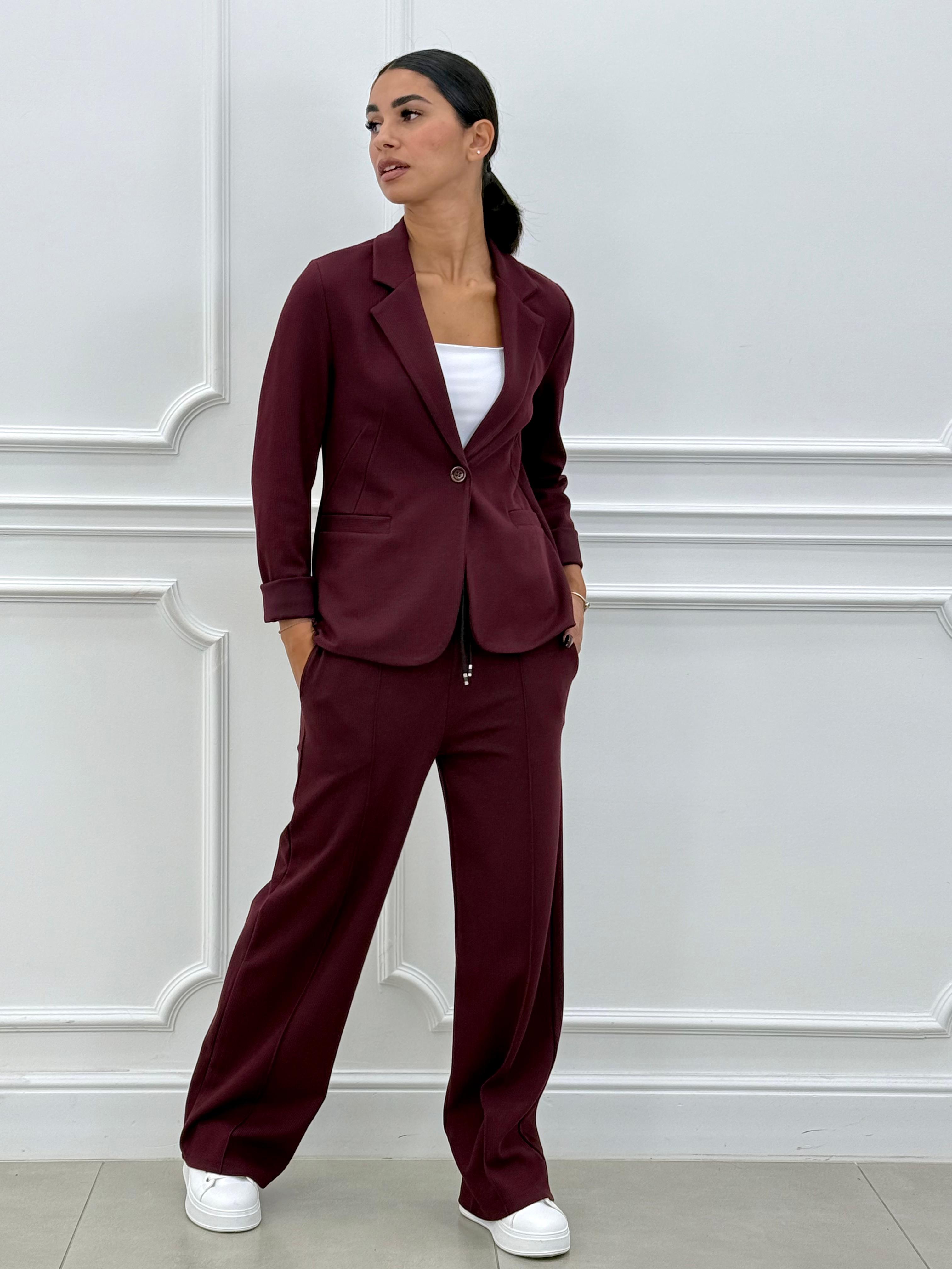 Sofia – Completo 2 Pezzi con Blazer e Pantalone Lungo