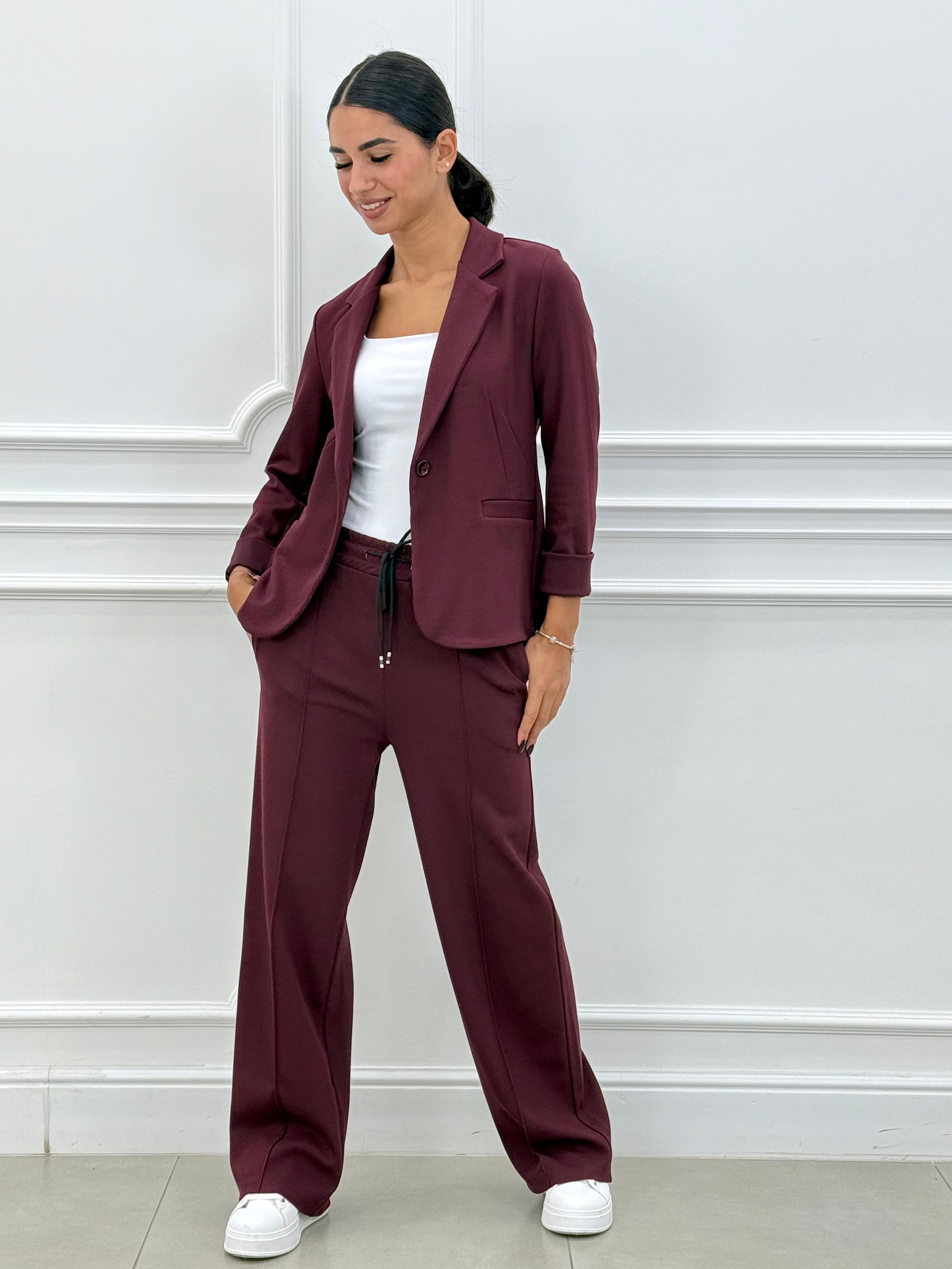 Sofia – Completo 2 Pezzi con Blazer e Pantalone Lungo