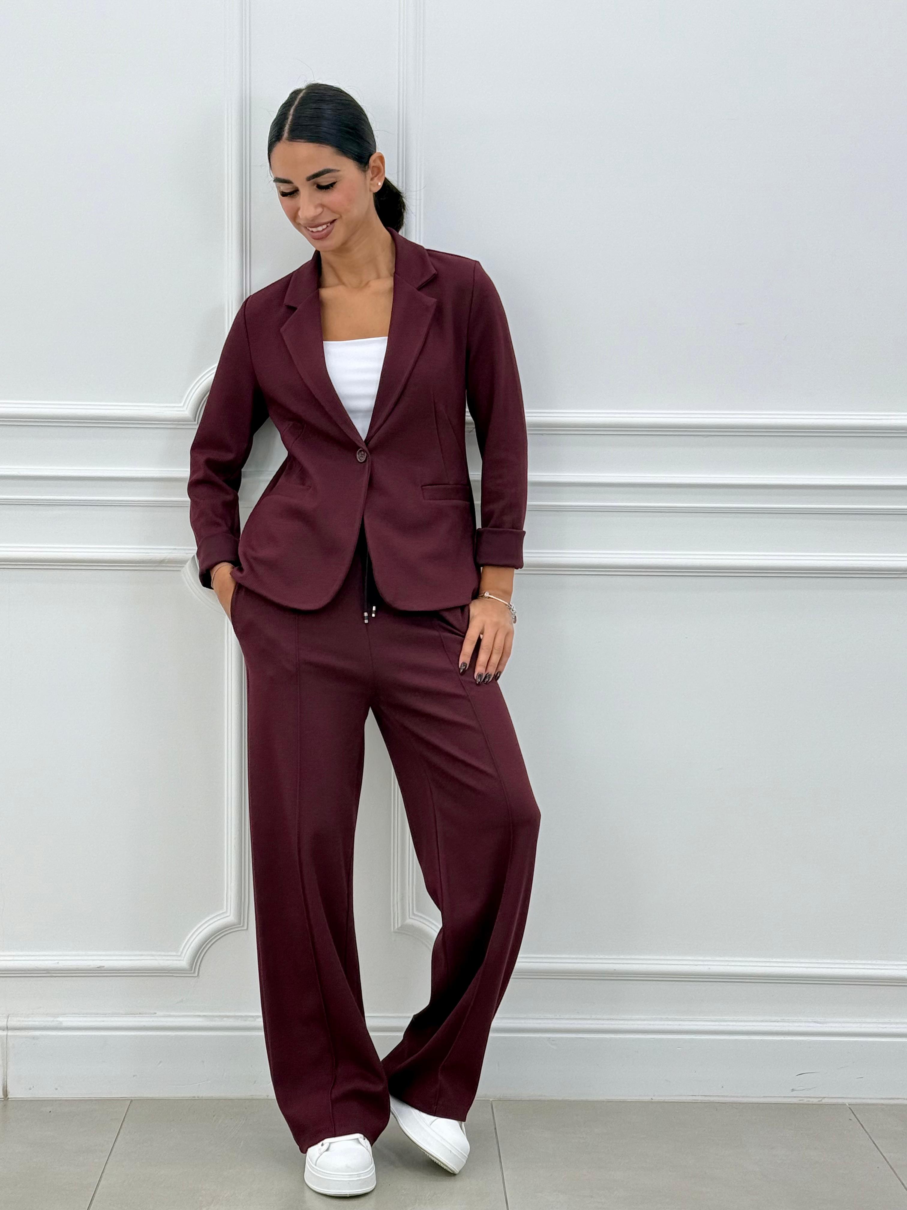 Sofia – Completo 2 Pezzi con Blazer e Pantalone Lungo