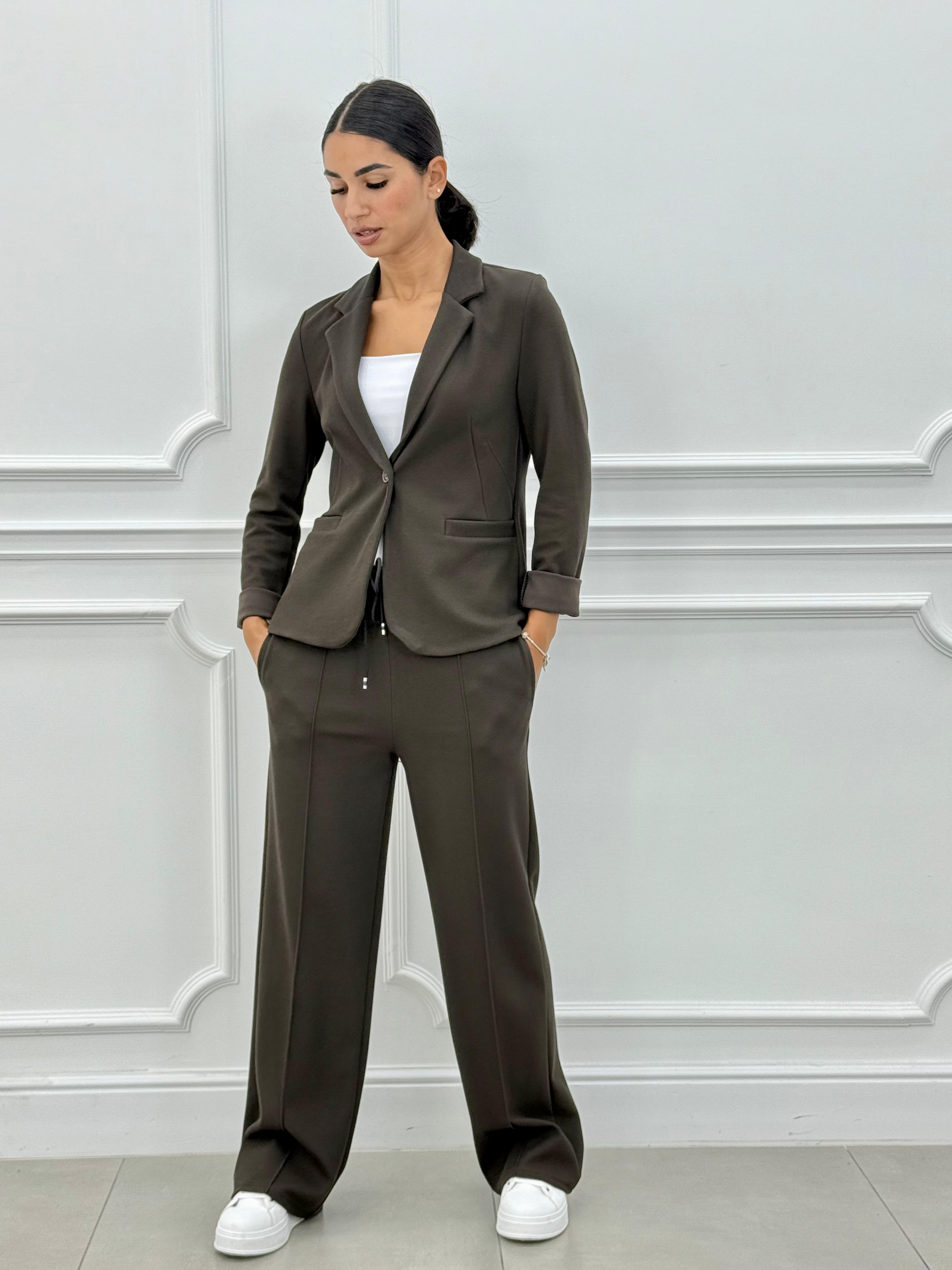 Sofia – Completo 2 Pezzi con Blazer e Pantalone Lungo