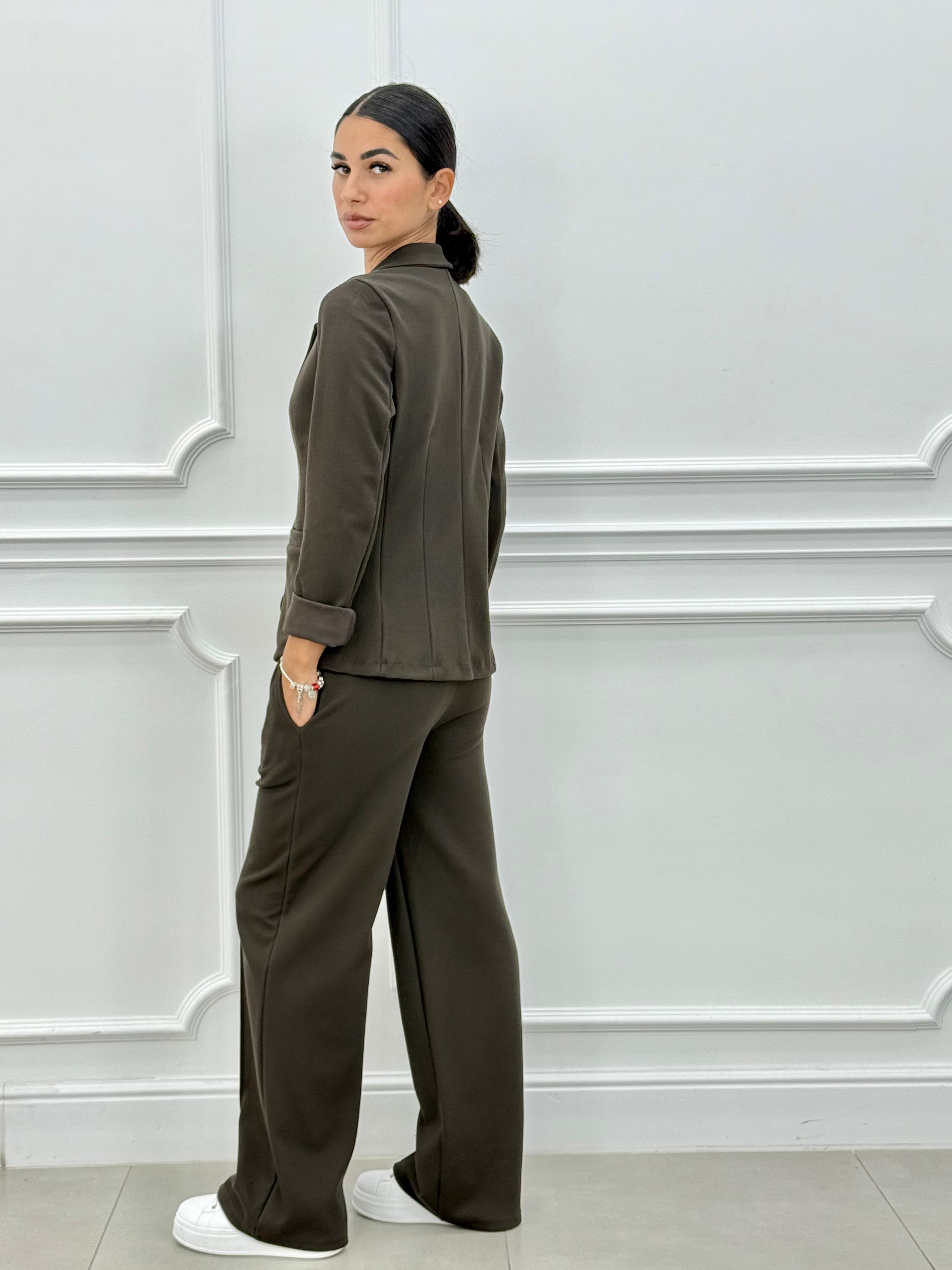Sofia – Completo 2 Pezzi con Blazer e Pantalone Lungo