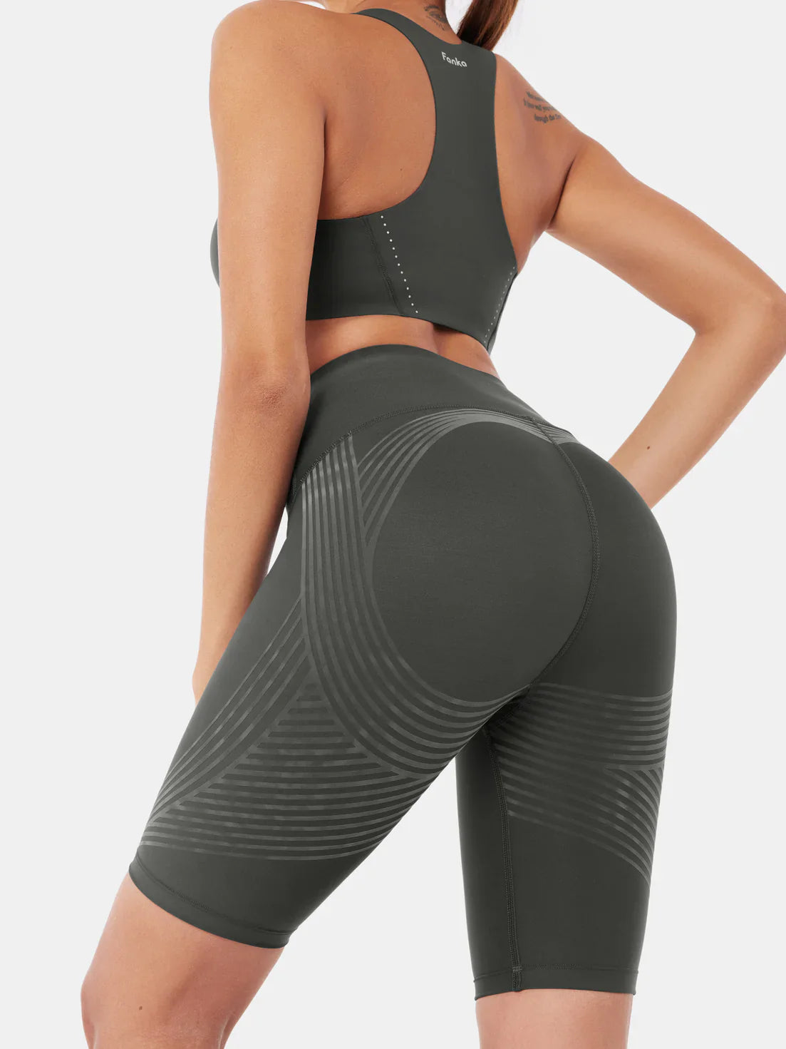 Pantaloncini Snellenti a Vita Alta con Effetto Contouring