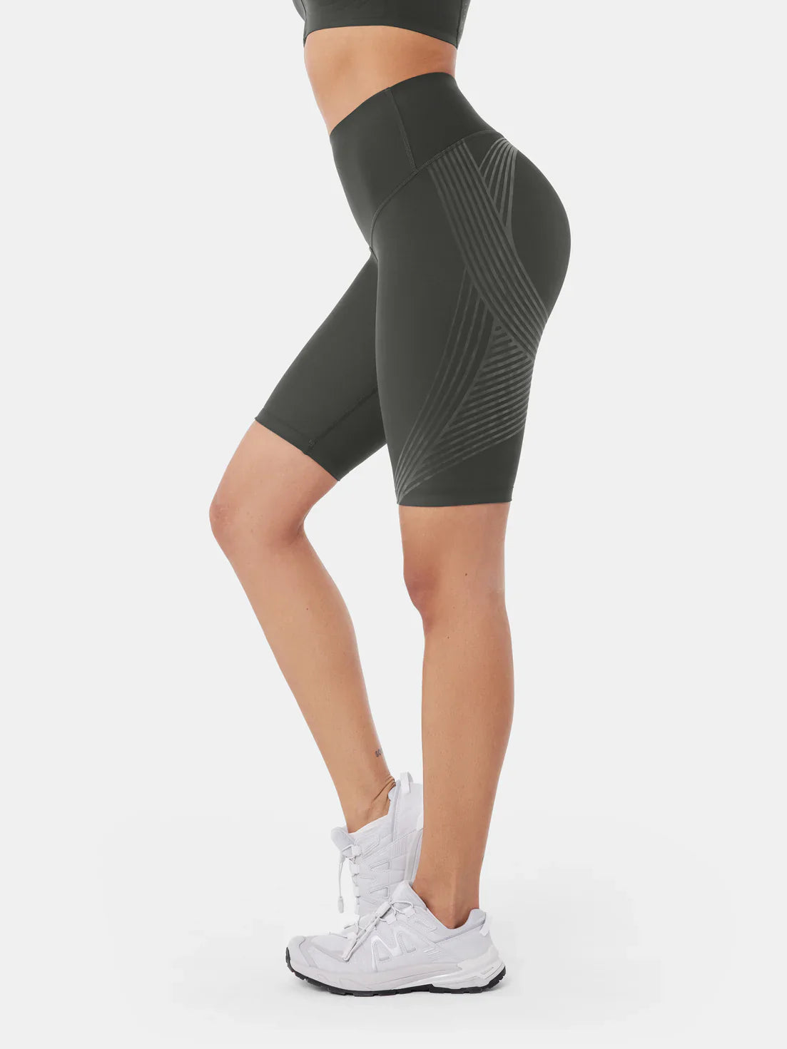 Pantaloncini Snellenti a Vita Alta con Effetto Contouring