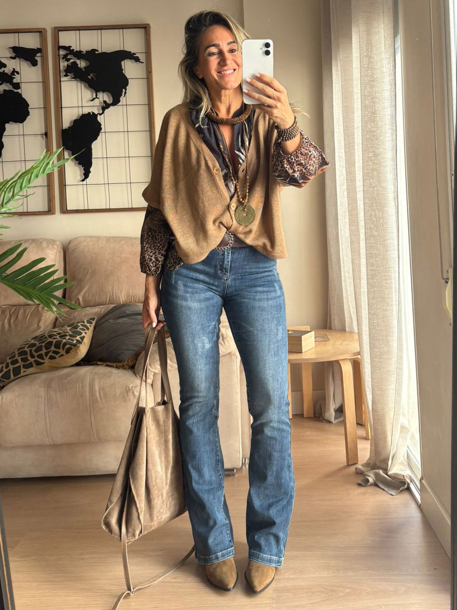 Giovanna – Pantalone Flared con Effetto Snellente e Comfort Stretch