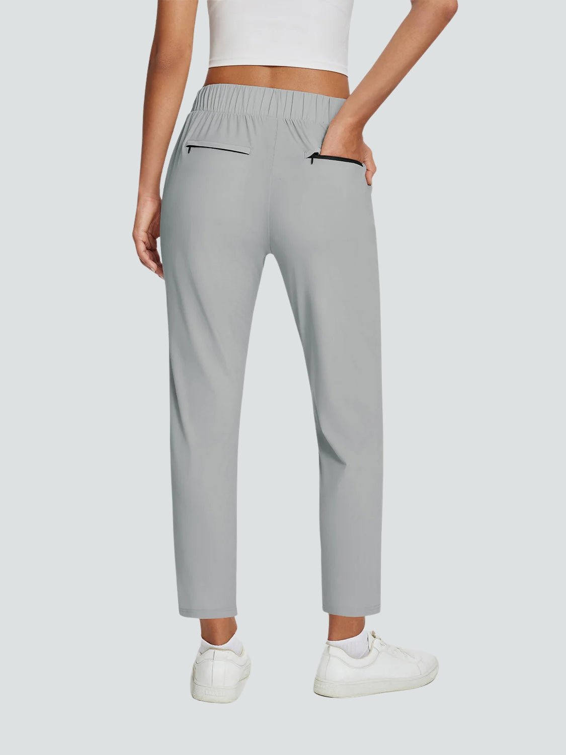Lina – Pantaloni Slim Fit Comodi con Vita Elasticizzata