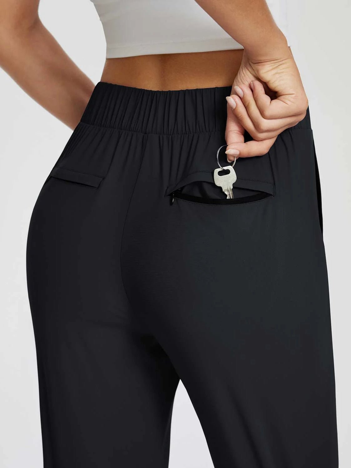 Lina – Pantaloni Slim Fit Comodi con Vita Elasticizzata