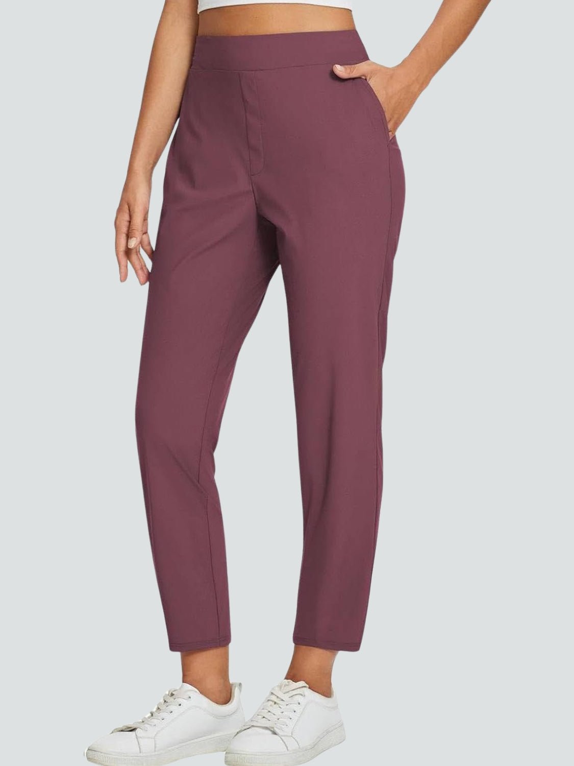 Lina – Pantaloni Slim Fit Comodi con Vita Elasticizzata