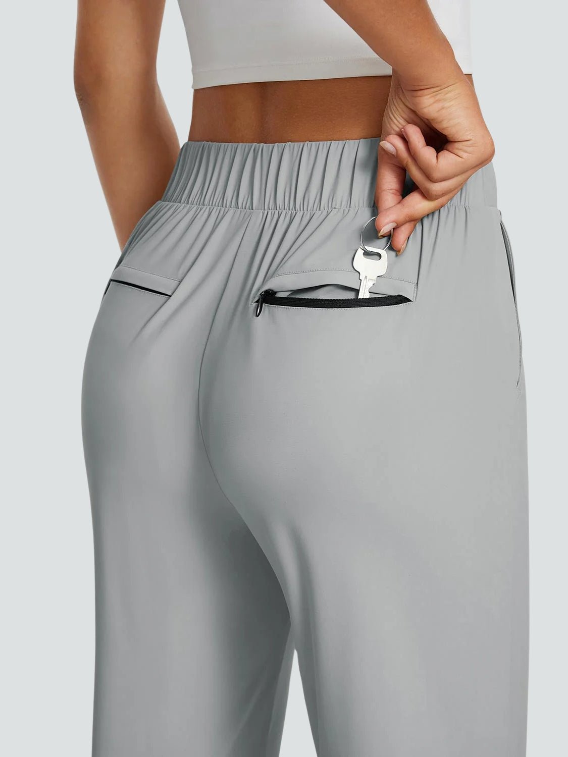 Lina – Pantaloni Slim Fit Comodi con Vita Elasticizzata