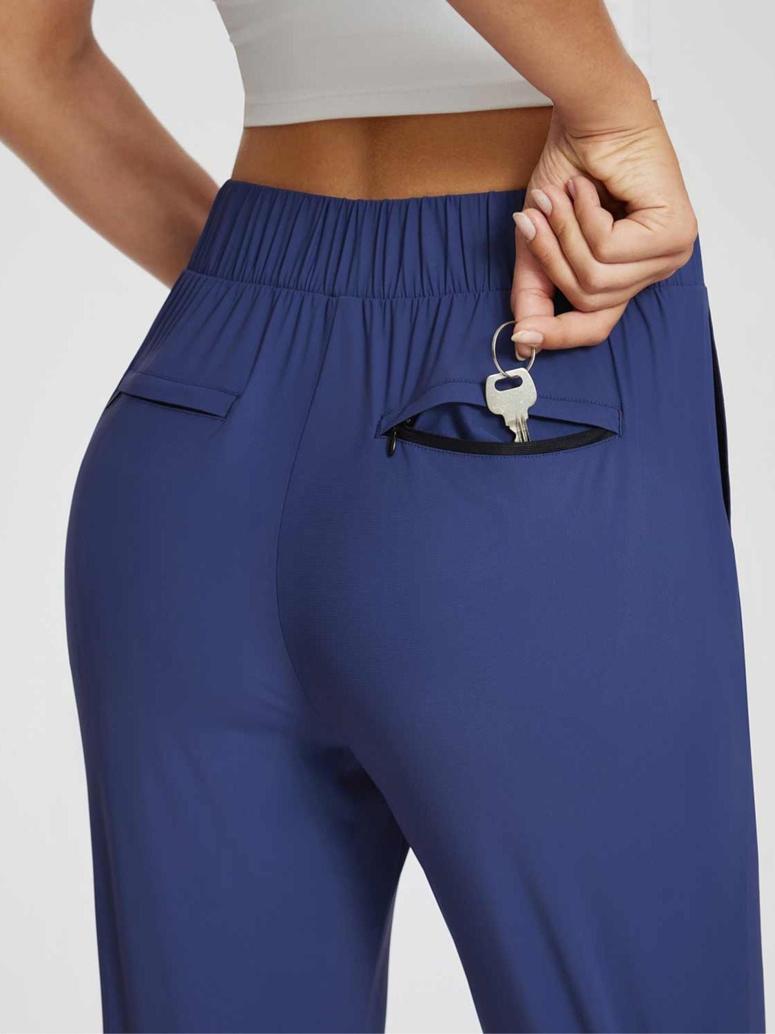 Lina – Pantaloni Slim Fit Comodi con Vita Elasticizzata