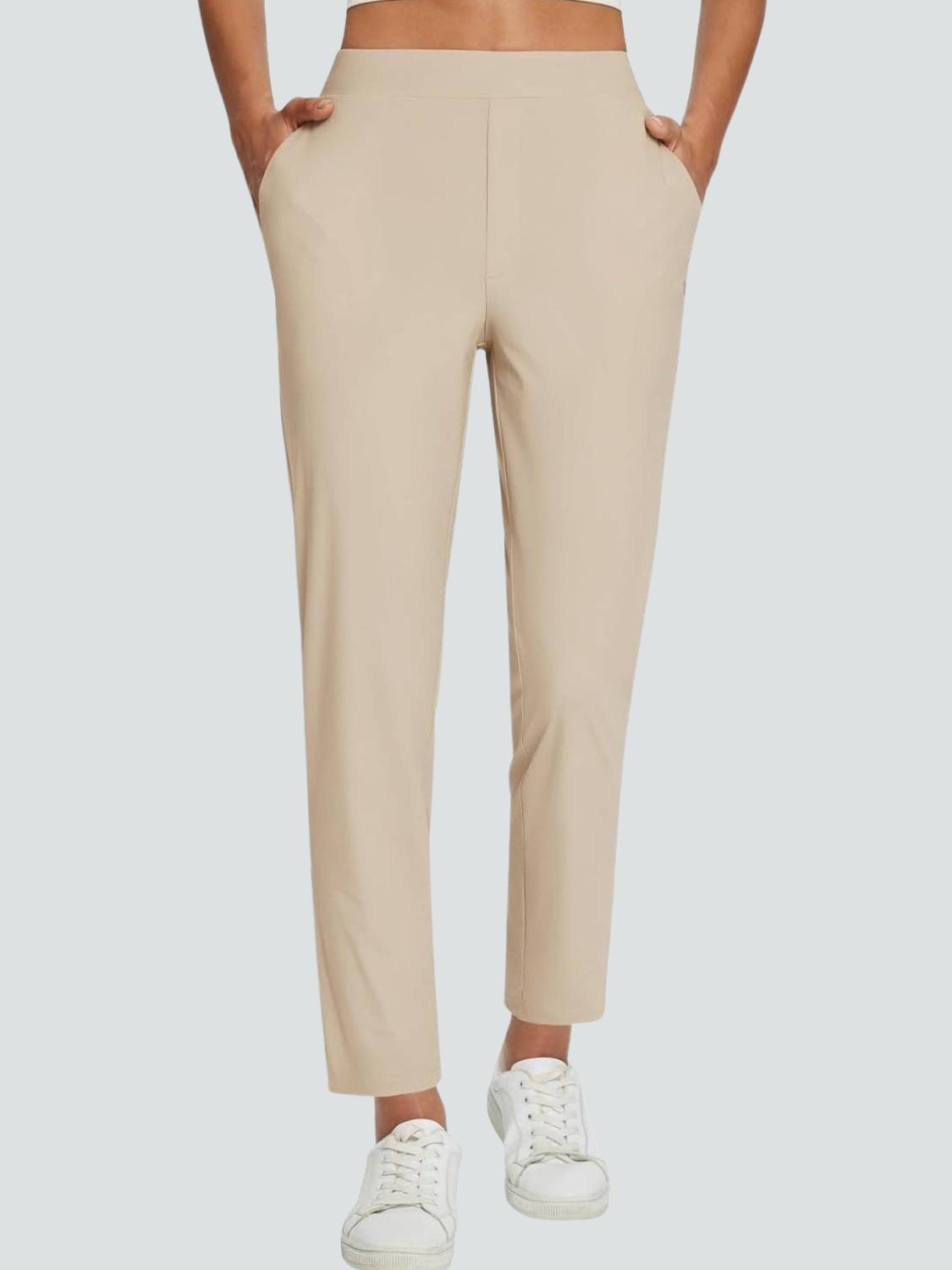 Lina – Pantaloni Slim Fit Comodi con Vita Elasticizzata