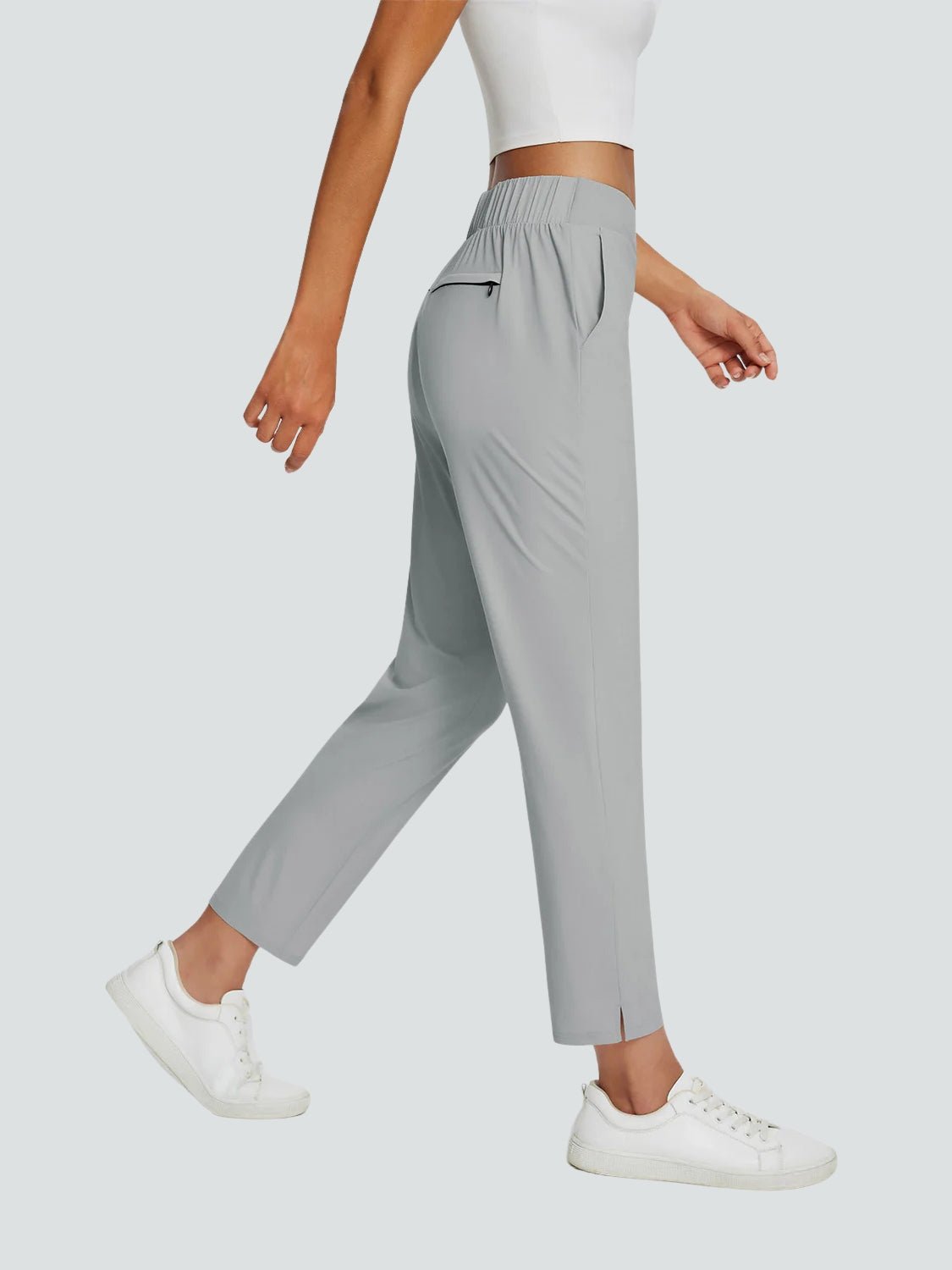 Lina – Pantaloni Slim Fit Comodi con Vita Elasticizzata