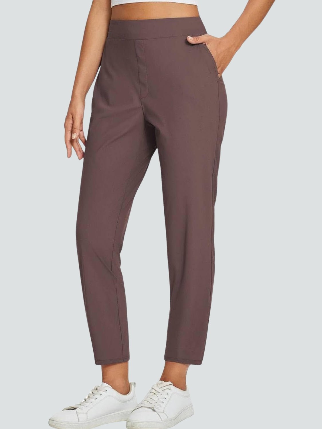 Lina – Pantaloni Slim Fit Comodi con Vita Elasticizzata