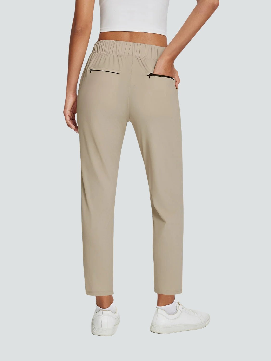 Lina – Pantaloni Slim Fit Comodi con Vita Elasticizzata
