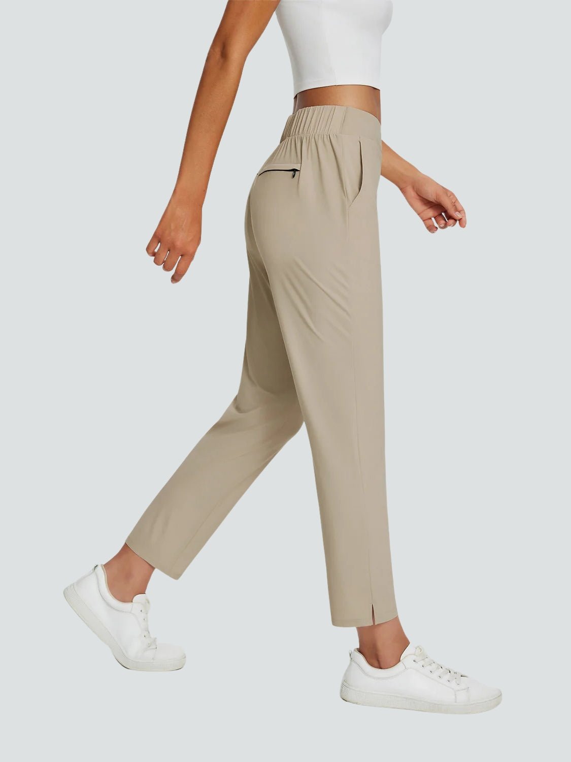 Lina – Pantaloni Slim Fit Comodi con Vita Elasticizzata