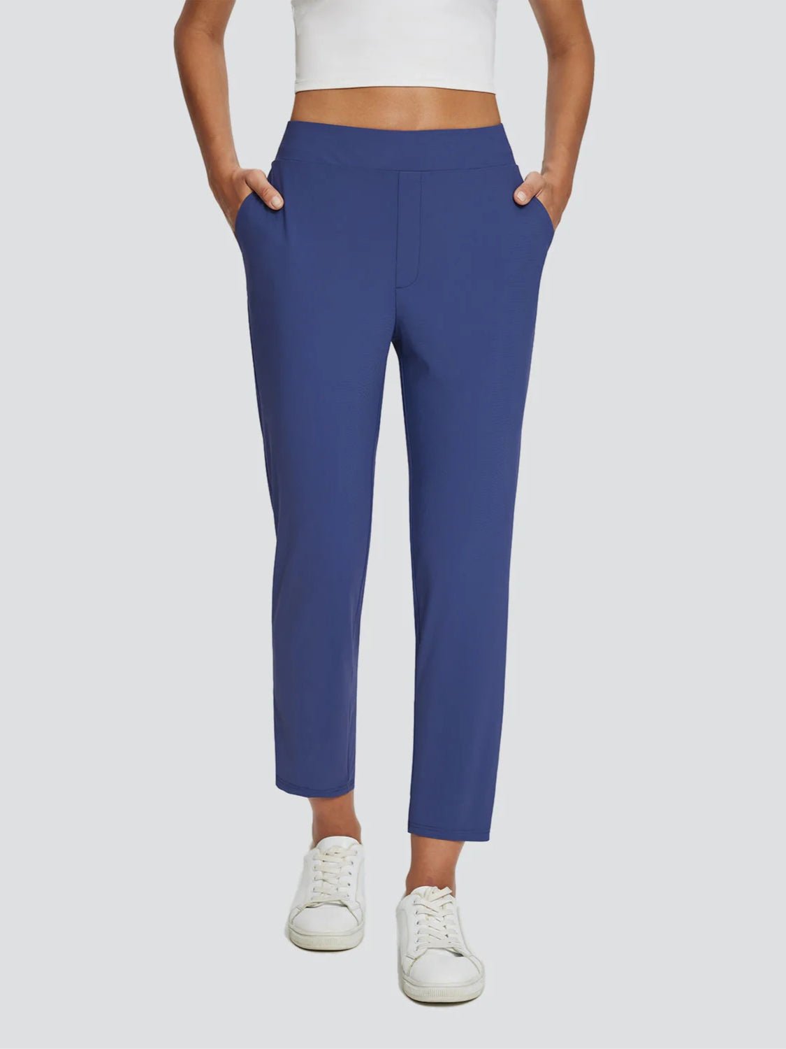 Lina – Pantaloni Slim Fit Comodi con Vita Elasticizzata